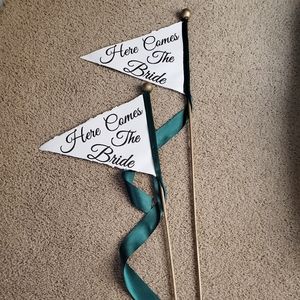 Here Comes the Bride Flag